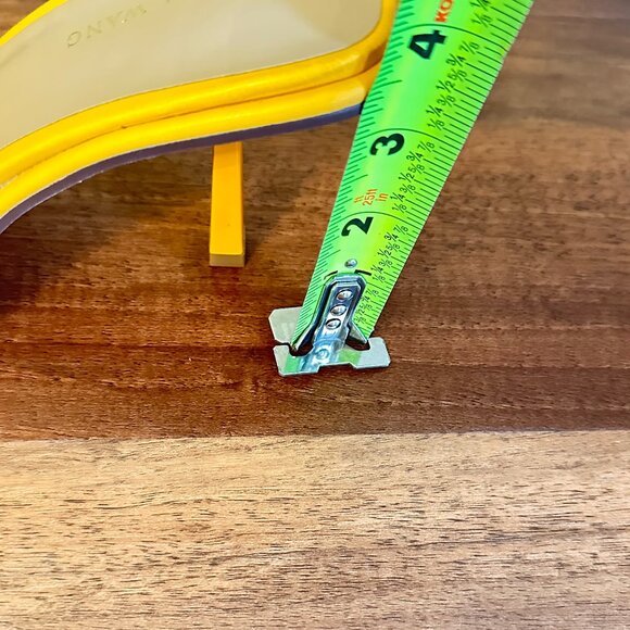 Yellow High-Heeled Sandals - 8.5 NWOT - Picture 9 of 9